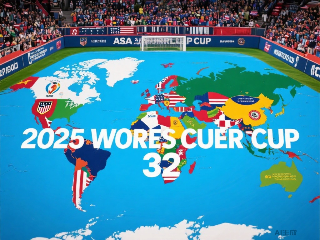 2025美国世俱杯：32支参赛球队的产生方式与地理分布（2025美国世俱杯：32强如何诞生及其全球地域分布）